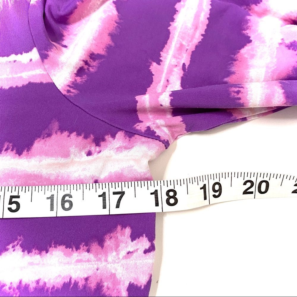 Lands' End Tie-Dye Purple and Pink Swim Coverup - Picture 4 of 6